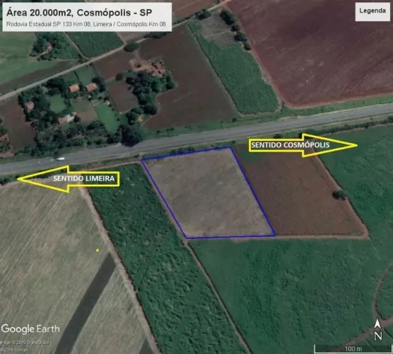 área - Área Rural de Cosmópolis - Cosmópolis
