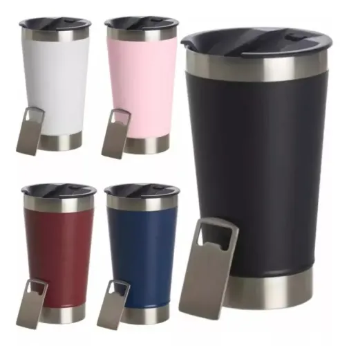 Copo Termico Cerveja Aço Inox 473ml Cores Sortidas 