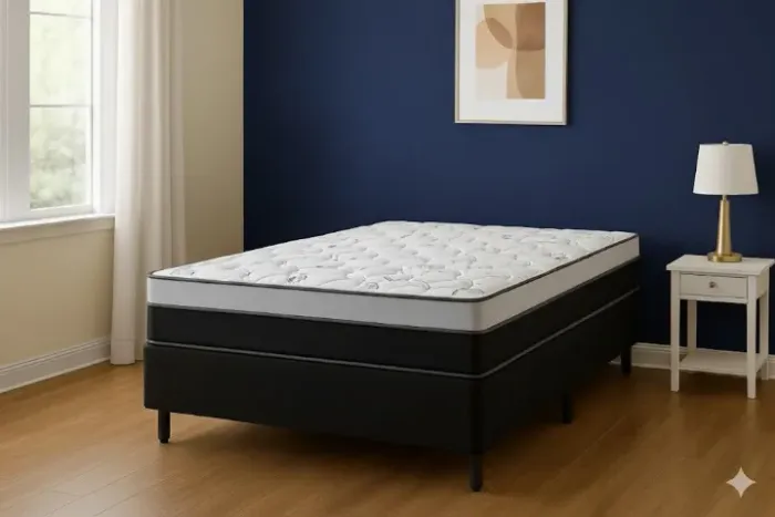Conjunto Base com Colchão Casal de Molas Ensacadas Prime Light