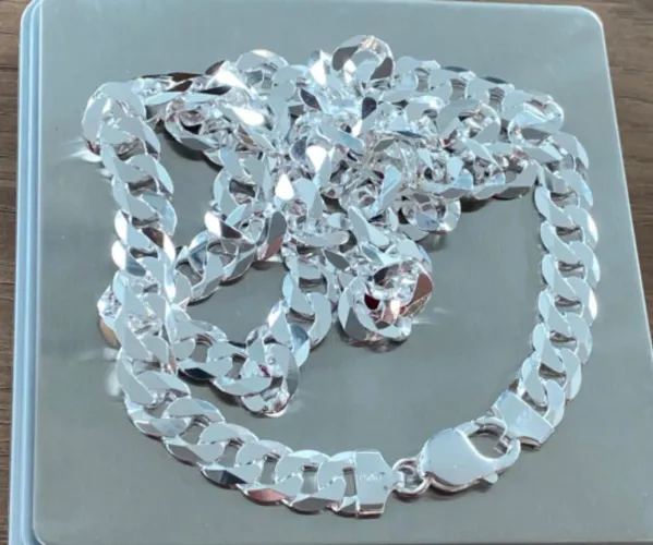 Corrente de Prata 925 Masculina - Grosso