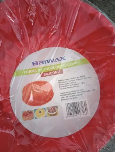 Forma de Pudim de Silicone Briwax