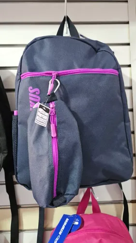 Mochila olympikus Escolar Juvenil com estojo - Cinza