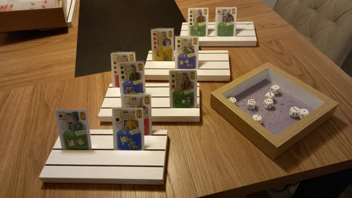Card board + bandeja para dados - Jogos de tabuleiro