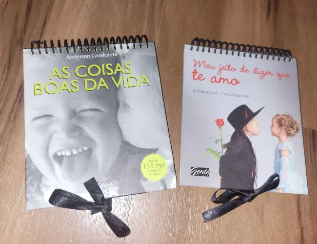 Livros 'As Coisas Boas da Vida' e 'Meu Jeito de Dizer que Te Amo'