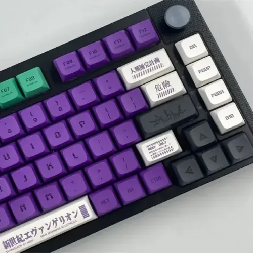 EVA-01 Keycap-02 Asuka XDA Profile PBT Teclado Mecânico De Sublimação De Tinta De Cinco La