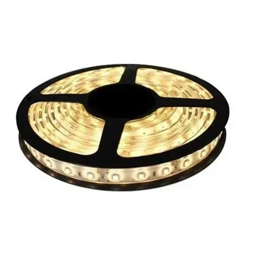 Fita Led Branco Quente 5m 5050 + Fonte 12v 2a