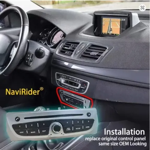 Painel de controle para controlar Android - Renault Megane 08-14 - Renault Fluence 13-16