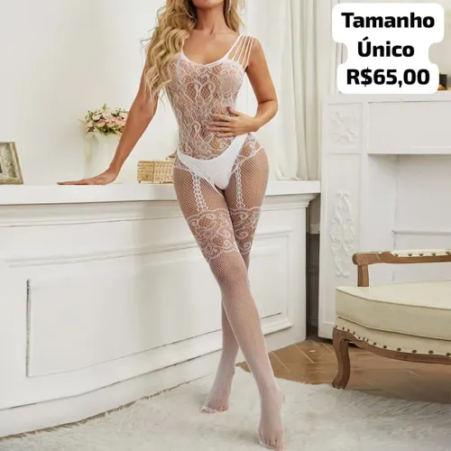 Lingerie em poliamida tamanho único conforto e qualidade