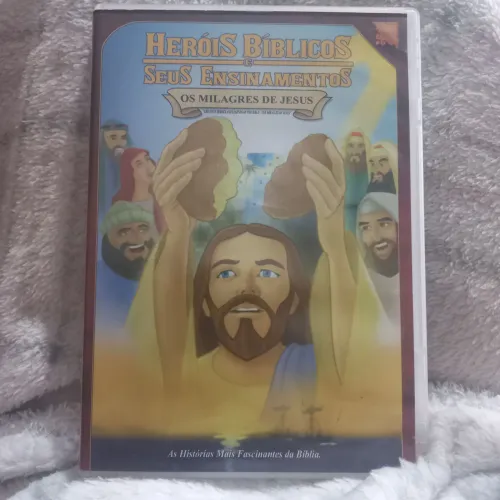 Dvd Heróis Bíblicos seus ensinamentos os milagres de Jesus 