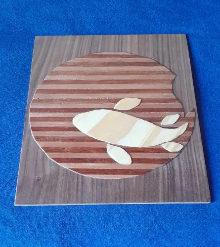Quadro Decorativo em Marchetaria 