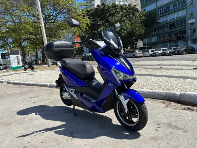Voltz EV1 Sport azul com 1 Bateria