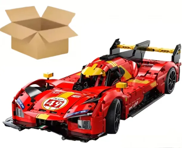 Blocos de montar Ferrari Le Mans 1518 peças marca CADA mod C63008
