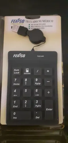 Teclado Numérico FEASSO - Novo