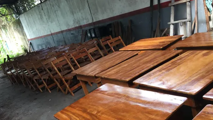 Jogos de mesa de madeira