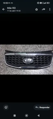 Grade kia picanto 2009 a 2011 com detalhe 