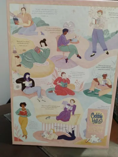 Quebra-cabeça Cobble Hill 1000 peças - Mulheres e livros