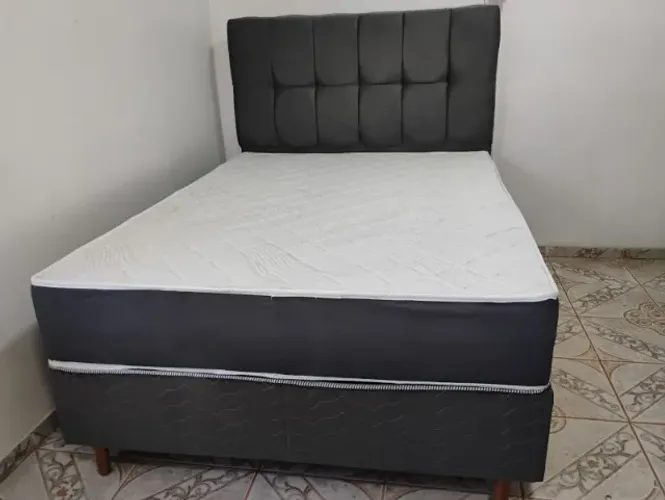 Cama, base+ colchão casal molas ensacadas últimas unidades em estoque