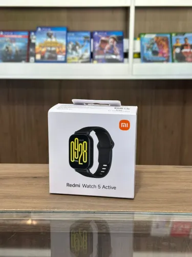 Relógio Xiaomi Redmi Watch 5 Active Branco/preto - parcelamento sem juros, Loja Física