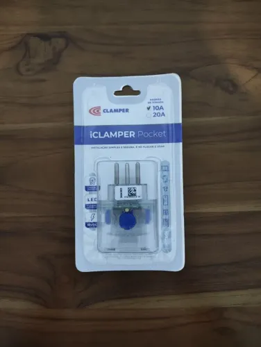 iClamper Pocket 3P 10A Proteção Contra Surtos DPS Lacrado