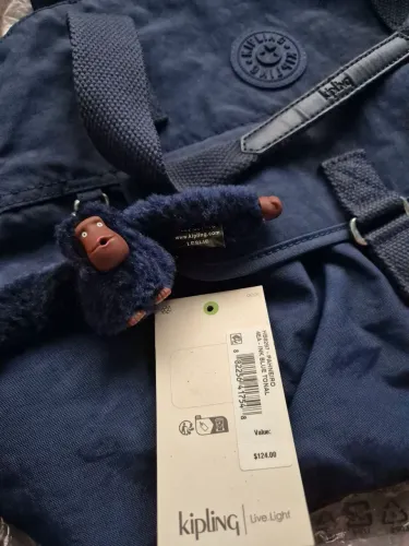 Bolsa Kipling pahneiro Original com forro térmico 