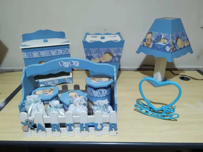 Kit higiene bebê Menino