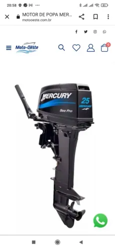 Motor de polpa mercury