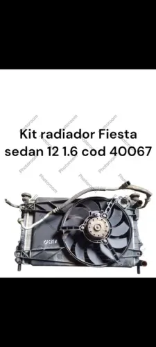 Radiador Fiesta Sedan 12 1.6 Cod 40067