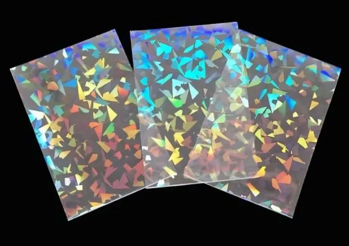 Sleeves holograficas para card photocards