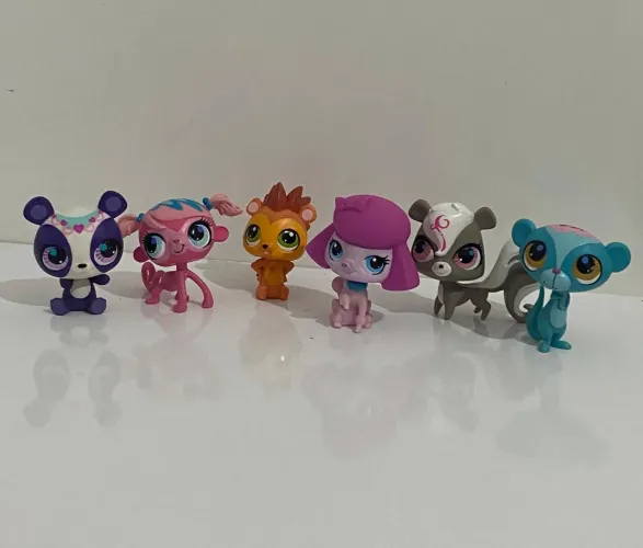 Littlest Pet Shop kit com 6 unidades 