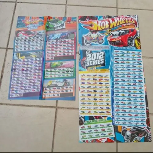 Hot wheels pôsteres 2012 e 2013
