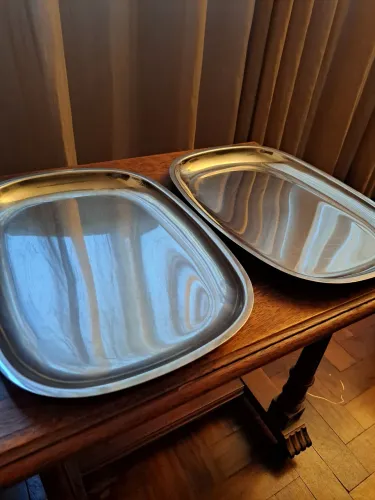 Travessas de aço inoxidável para servir