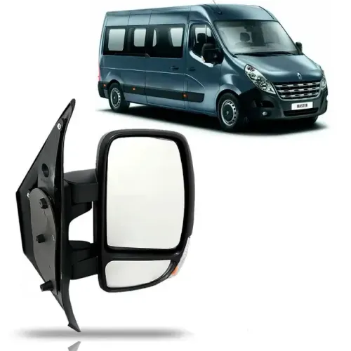 RETROVISOR MANUAL LADO DIREITO ORIGINAL RENAULT MASTER 2014 A 2021