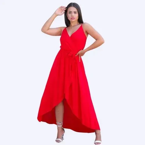 Vestido Vermelho Longo