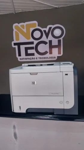 Impressora laser monocromática empresarial hp p3015  frente verso automático com garantia