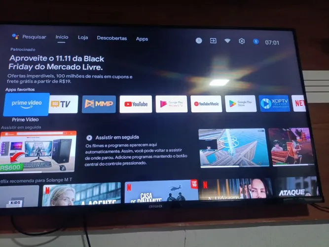 Vende-se, Tv smart 43 polegadas aiwa. Semi nova. acompanha controle, nota fiscal.