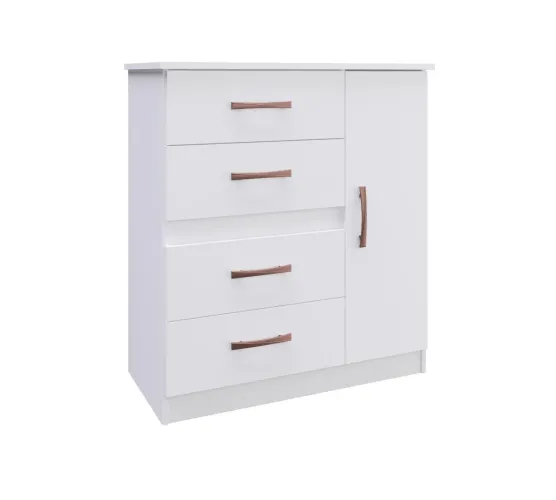 Cômoda com Gavetas e Porta - Ótimo Design! L98