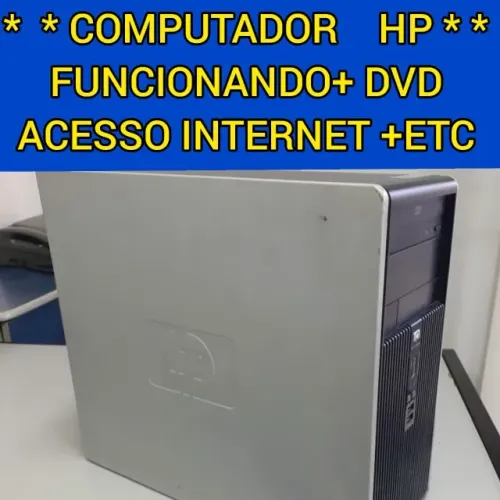Computador funcionando perfeitamente e trabalhando