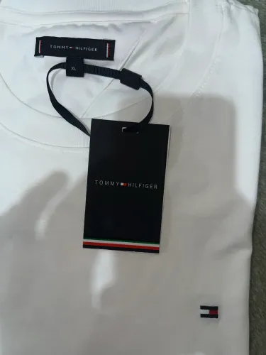 Camiseta Tommy Hilfiger Branca XL (Slim)