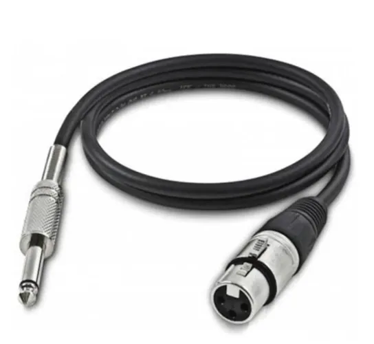 Cabo XLR p10 novo