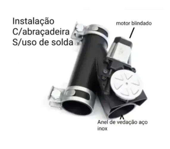 Difusor De Escape 2,5 Pol Via Botão