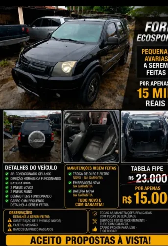 Ford Ecosport XLS 1.6/ 1.6 Flex 8V 5P 2006