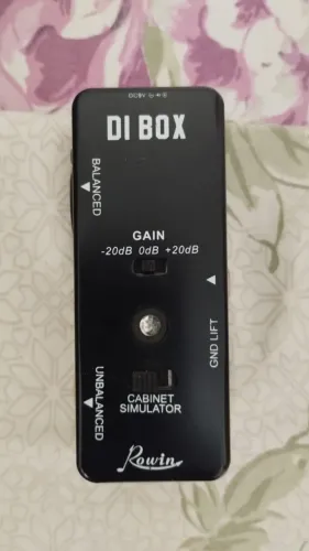 Simulador Gabinete Direct Box Impulse Response usado uma vez para teste