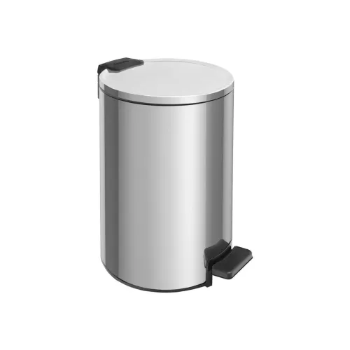 Lixeira Tramontina Com Pedal e Balde Removível Aço Inox Polido 12 L