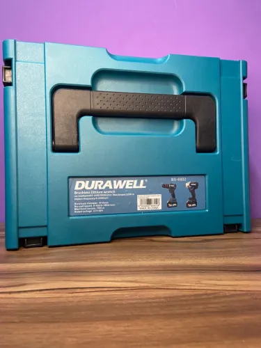 *Kit Chave de Impacto e Parafusadeira Durawell BS-6802 Brushless*