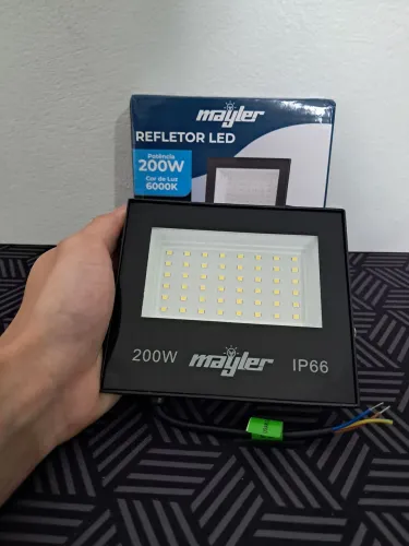 Refletor 200w LED branco frio 