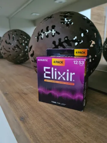 CORDAS ELIXIR 0.12 PARA VIOLAO - IMPORTADAS