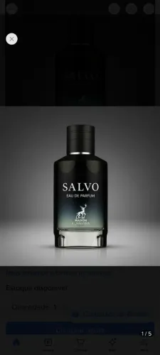 Perfume Salvo Alhambra Árabe Masculino Eau de Parfum 100ml - Maison Alhambra