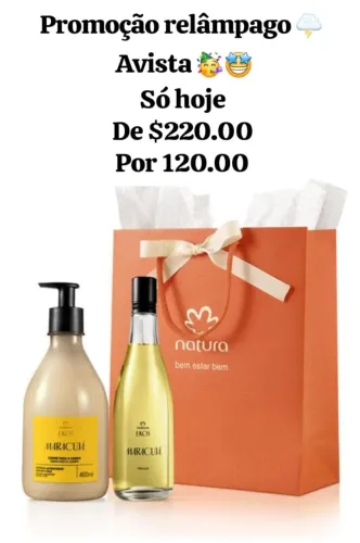 Vendo produtos natura , com precinho especial.