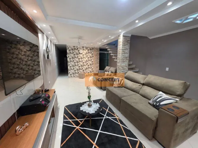 Sobrado com 3 dormitórios para alugar, 208 m² por R$ 3.150/mês - Vila Amélia - Poá/SP