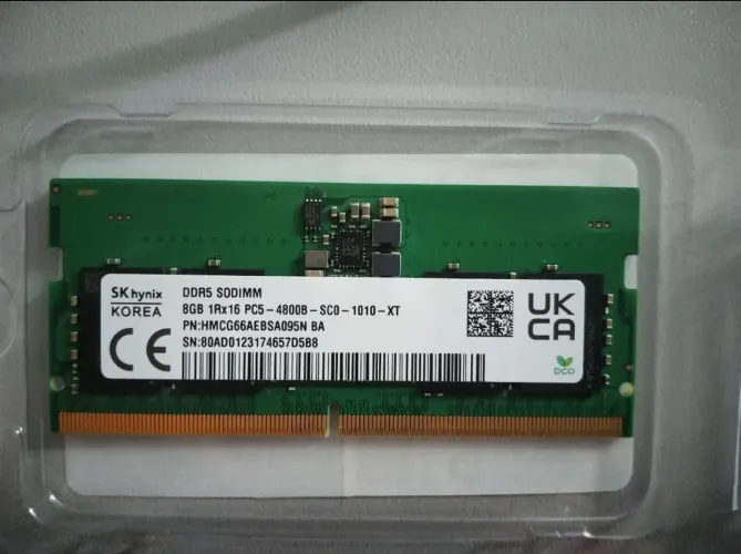 MEMÓRIA RAM HYNIX DDR5 8GB 4800mhz (*NOVO*) - detalhes na descrição